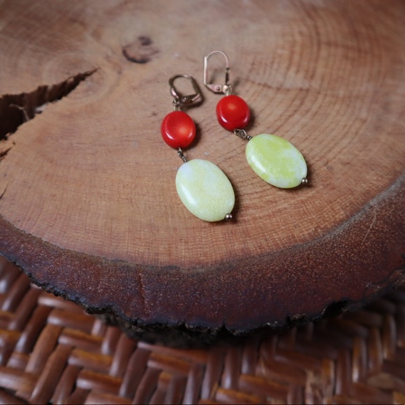 Jewelry | Yellow And Red Earrings | Poshmark
